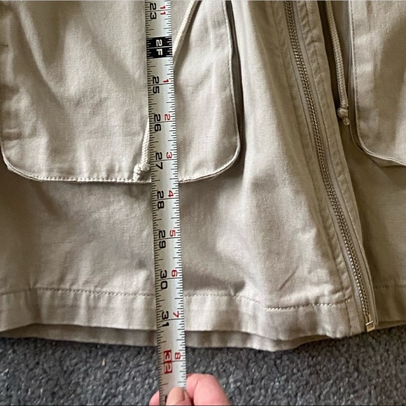 NWT ASOS Petite Lightweight parka in Washed Grey - Picture 4 of 5